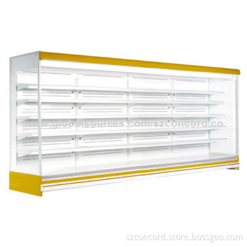 Display fridges, used in supermarket to store fresh food with freezers